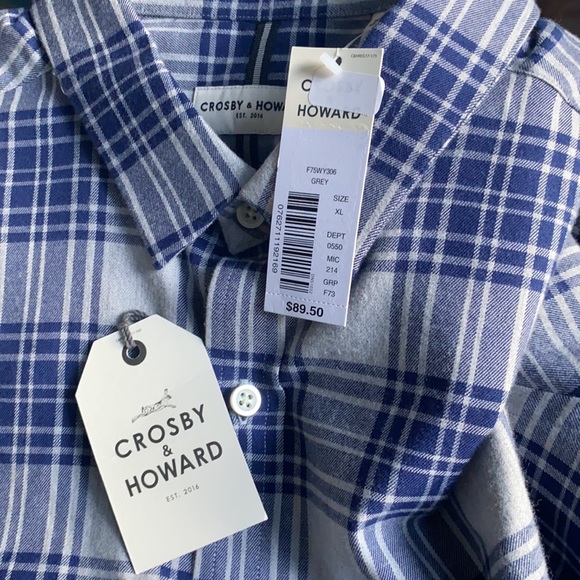 crosby. Shirts Crosby And Howard Plaid Long Sleeve Shirt Poshmark